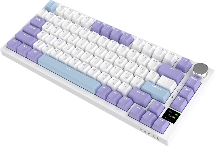 Клавиатура беспроводная Ajazz AK820 Pro Gift Switch Purple RGB (AK820PRO-G-PWB) - изображение 6