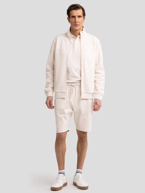 Толстовка на блискавці чоловіча Big Star Wlador 103 S Кремова (5900714835453) - зображення 3