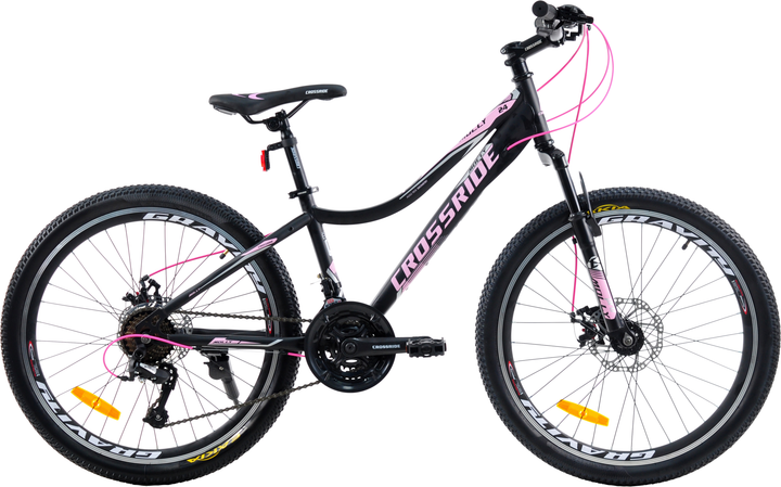 Велосипед Crossride MТВ ST "Molly Lady" 24" 13" Чорний (0225-130-1) від Rozetka на платформі USKIDKA Акція на Велосипед Crossride MТВ ST "Molly Lady" 24" 13" Чорний (0225-130-1) від Rozetka