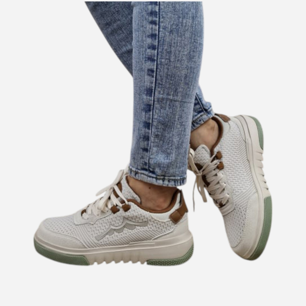 Sneakersy damskie Grunberg 147578/20-04E 38 24.5 cm Białe (4255679957643) - obraz 4
