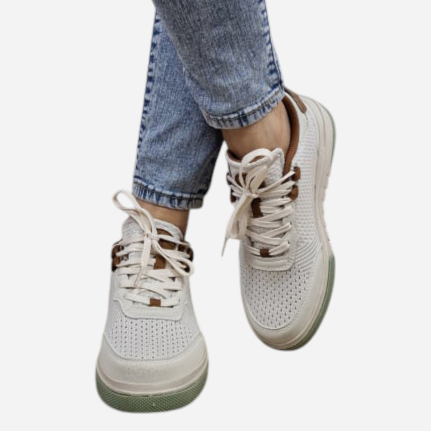 Sneakersy damskie Grunberg 147578/20-04E 41 26.5 cm Białe (4255679957674) - obraz 3