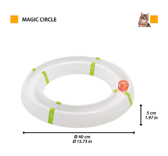 Игрушка для котов Ferplast Magic Circle в форме дороги Ø 40x5 см 85100500 - изображение 2