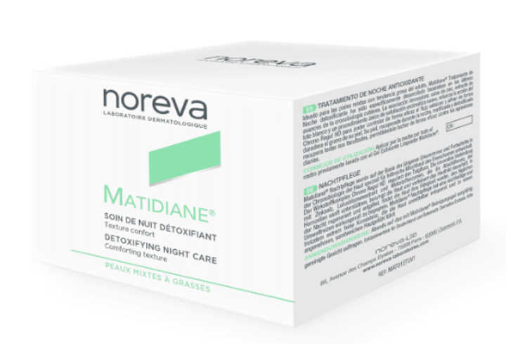 Крем для обличчя Noreva Matidiane Detoxifying нічний 50 мл (3571940001930) - зображення 2