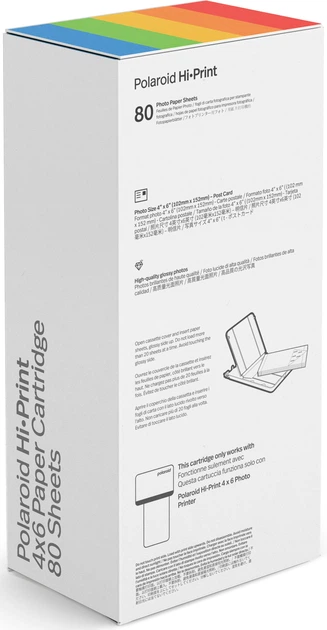 Фотопапір Polaroid HiPrint 4x6 Paper Cartridge 80 Sheets (9120134280374) - зображення 3