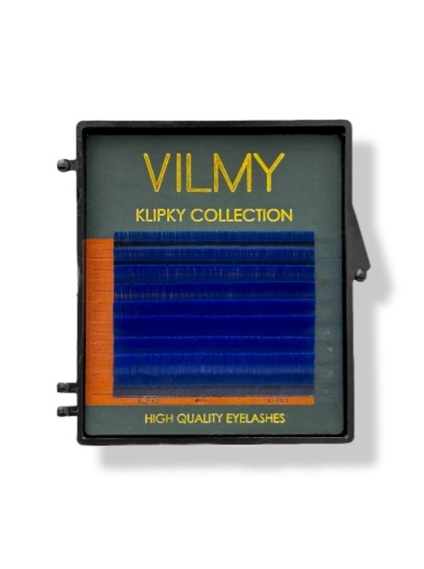 Вії Vilmy Klipky Mix 8 ліній сині C+ 0.07, 7-14 мм - Фото 1 Вії Vilmy Klipky Mix 8 ліній сині C+ 0.07, 7-14 мм - зображення 1