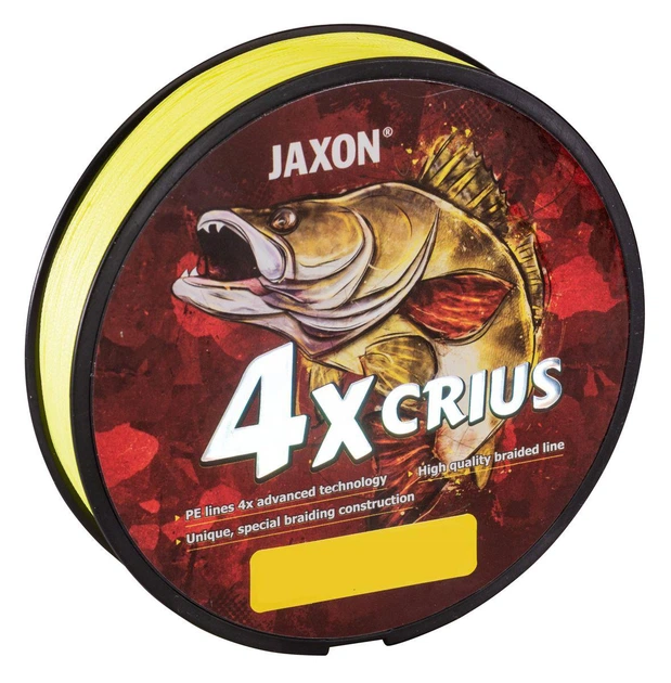 Шнур JAXON Crius 4X Fluo 150m 0.10mm 7 kg - Фото 1 Шнур JAXON Crius 4X Fluo 150m 0.10mm 7 kg - изображение 1