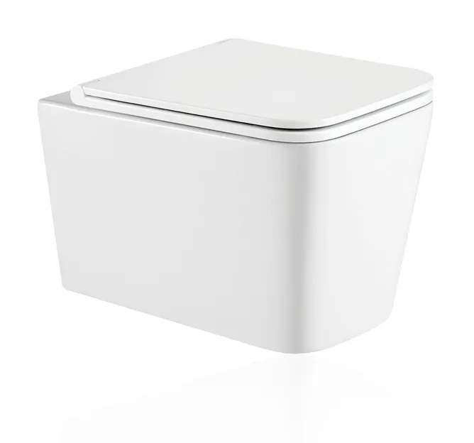 Унитаз Koller Pool KVADRO подвесной с сиденьем Soft-close KR-0530-RW - Фото 1 Унитаз Koller Pool KVADRO подвесной с сиденьем Soft-close KR-0530-RW - изображение 1