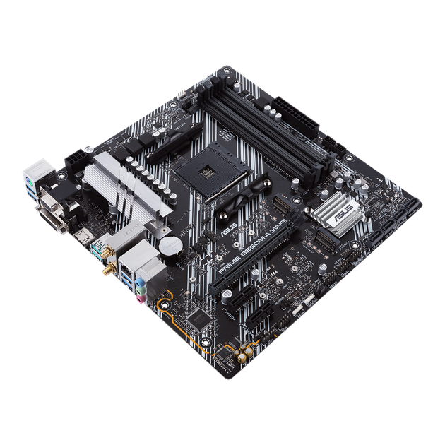 Материнська плата ASUS PRIME B550M-A (WI-FI) - Фото 2 Материнська плата ASUS PRIME B550M-A (WI-FI) - зображення 2