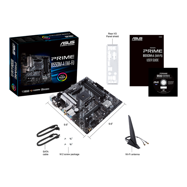 Материнська плата ASUS PRIME B550M-A (WI-FI) - Фото 6 Материнська плата ASUS PRIME B550M-A (WI-FI) - зображення 6