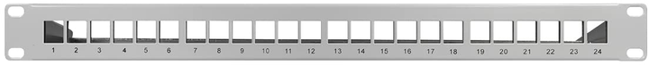 Patch panel LogiLink 19'' 24-ports 1U (4052792026924) - obraz 1