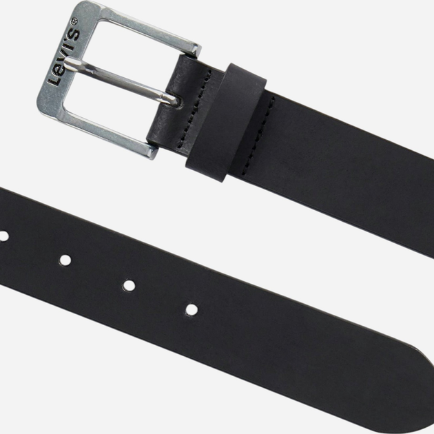 Pasek męski skórzany Levi's 77134-0611 110 cm Czarny - obraz 2