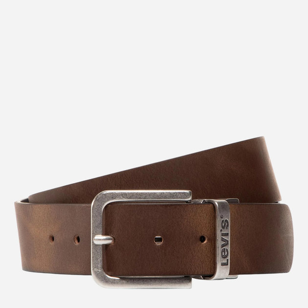 Pasek męski skórzany Levi's 77134-2086 110 cm Czarny-brązowy - obraz 1