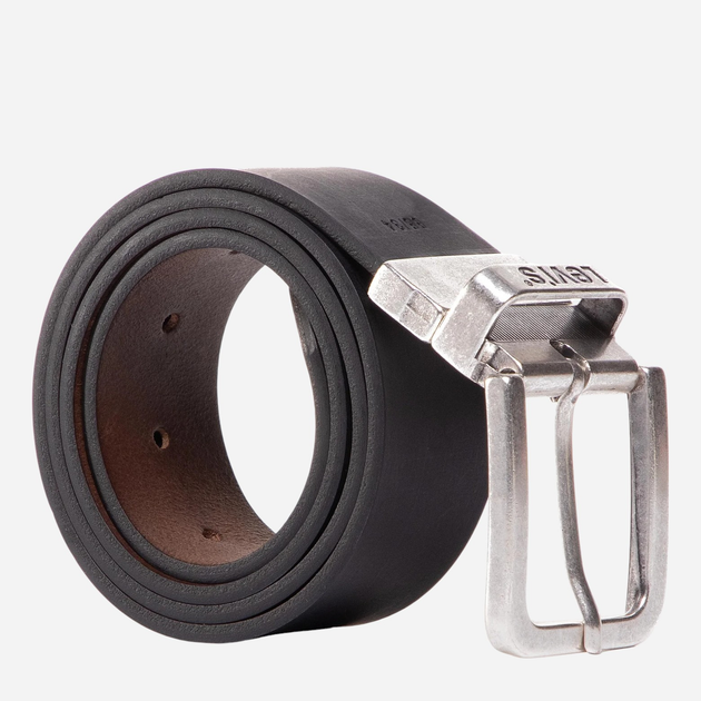 Pasek męski skórzany Levi's 77134-2086 110 cm Czarny-brązowy - obraz 3