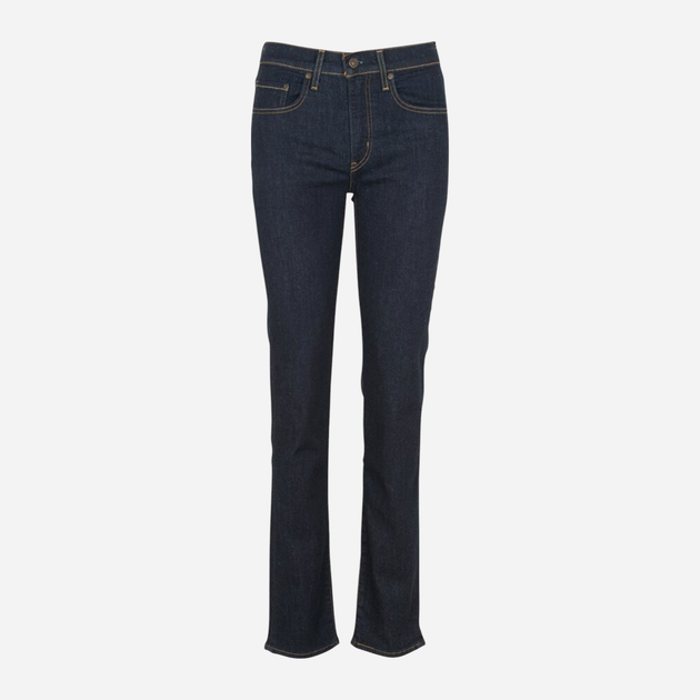 Jeansy slim fit damskie z wysokim stanem Levi's 18883-0227 26-30 Granatowe - obraz 5