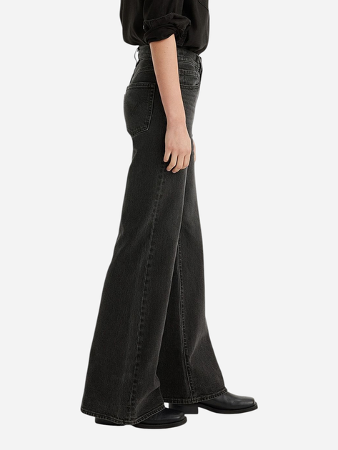 Jeansy dzwony damskie z wysokim stanem Levi's A7503-0007 29-32 Czarne - obraz 4