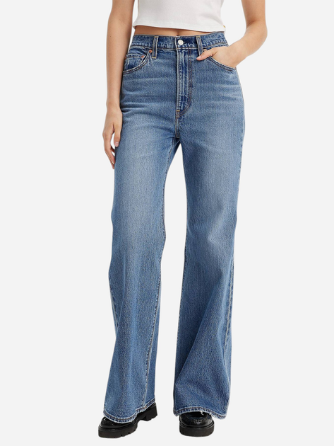 Jeansy dzwony damskie z wysokim stanem Levi's A7503-0009 27-32 Błękitne - obraz 1