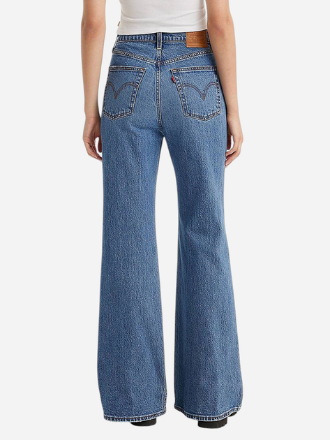 Jeansy dzwony damskie z wysokim stanem Levi's A7503-0009 30-34 Błękitne - obraz 2