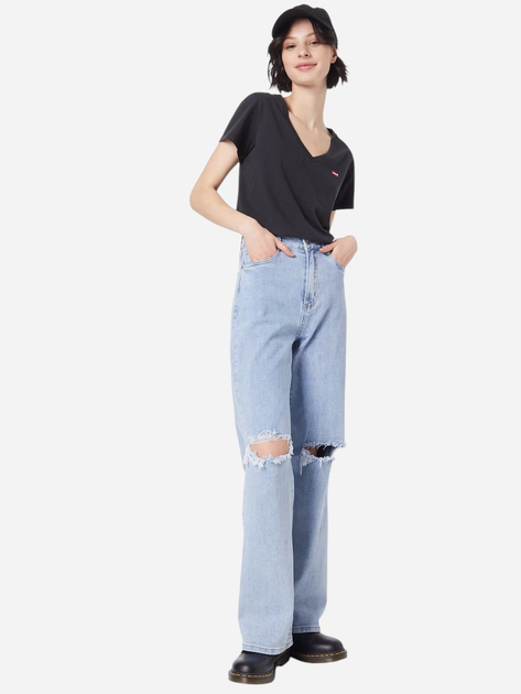 Zestaw koszulek damskichch Levi's A3624-0000 S 2 szt Czarny/Biały - obraz 6