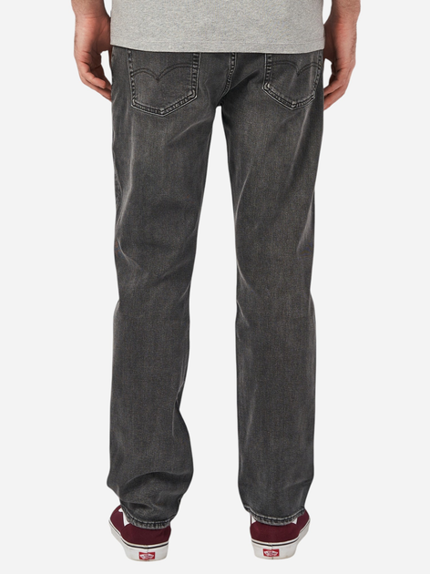 Jeansy męskie regular fit Levi's 514 Straight 00514-1676 30-32 Ciemnoszare (5401043607662) - obraz 2