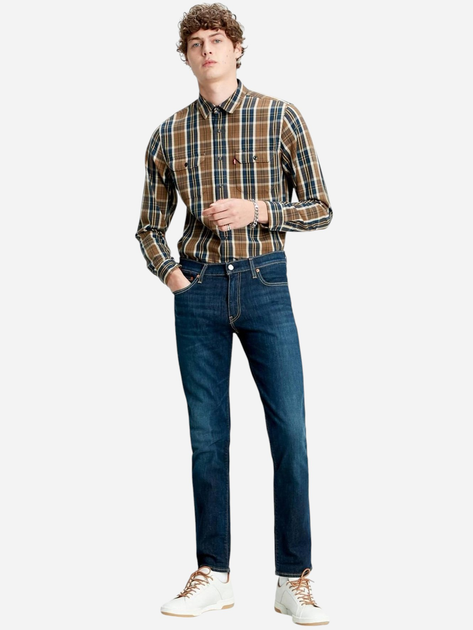 Jeansy slim fit męskie Levi's 04511-4102 32-32 Granatowe - obraz 3
