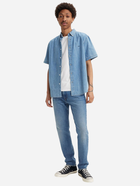 Jeansy regular fit męskie Levi's 29507-1481 36-34 Błękitne - obraz 3