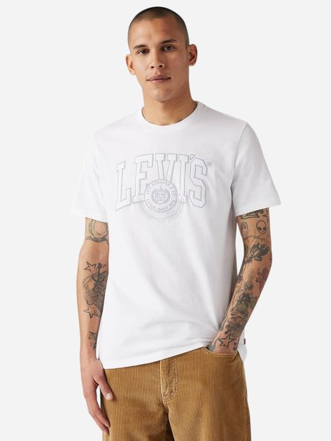 Koszulka męska bawełniana Levi's 22491-1665 M Biała - obraz 1