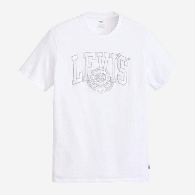 Футболка бавовняна довга чоловіча Levi's 22491-1665 XL Біла (5401157467329) - зображення 5