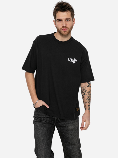 Koszulka męska bawełniana Levi's A1005-0000 L Czarna - obraz 1