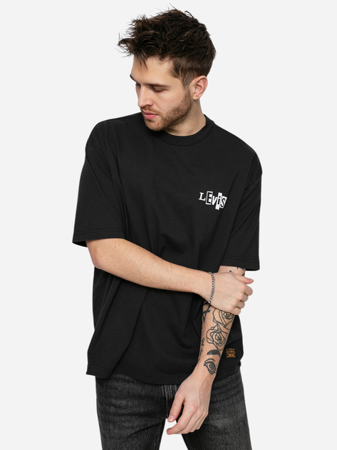 Koszulka męska bawełniana Levi's A1005-0000 L Czarna - obraz 3