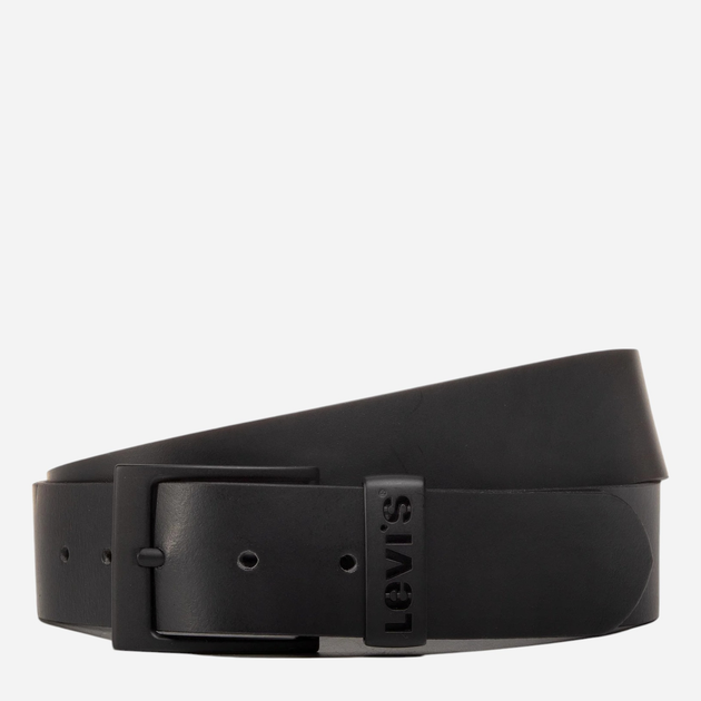 Pasek męski skórzany Levi's 38016-0034 100 cm Czarny - obraz 1