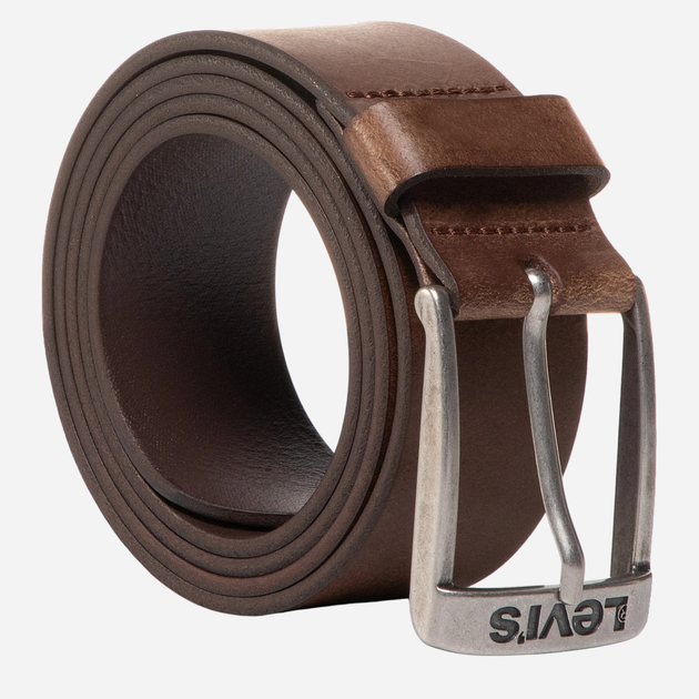 Pasek męski skórzany Levi's 38016-0018 85 cm Brązowy - obraz 2
