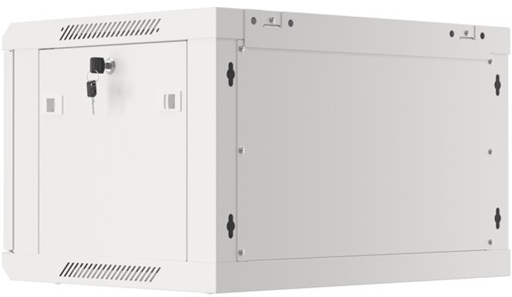 Шафа настінна серверна Lanberg 19" 6U 600x450 RAL7035 (WF01-6406-00S) - зображення 9