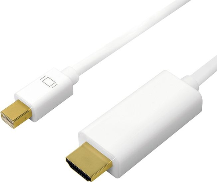 Кабель Logilink mini-DisplayPort - HDMI 3 м White (4052792052268) - зображення 2