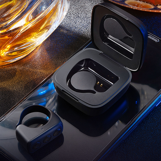 Пульт дистанційного керування D01 Bluetooth для телефону, розумне кільце. Чорний, (C3-03519.black) - зображення 2