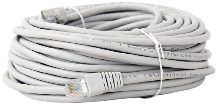 Патч корд Cablexpert UTP Cat6 20 м Grey (PP6U-CU-20M) - зображення 2