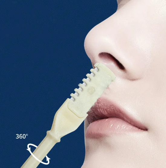 Ручний тример щітка для видалення волосся в носі Nose Hair Cleaner 5 штук - зображення 3