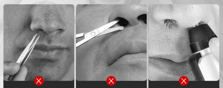 Ручний тример щітка для видалення волосся в носі Nose Hair Cleaner 5 штук - зображення 4