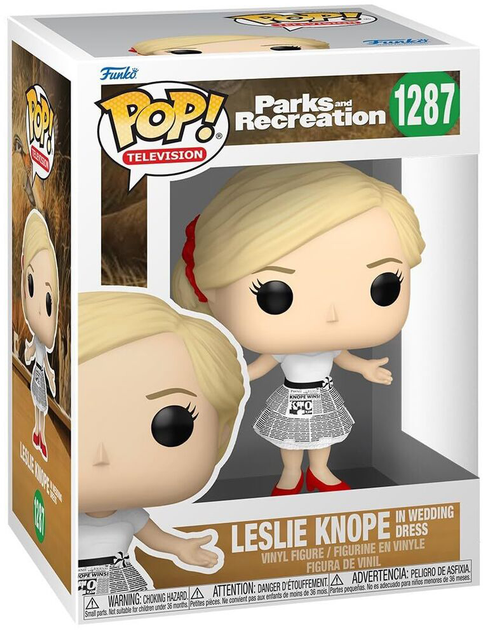 Figurka Funko Pop! TV Parks and Recreation Leslie Knope in Wedding Dress 65694 (889698656948) - obraz 1