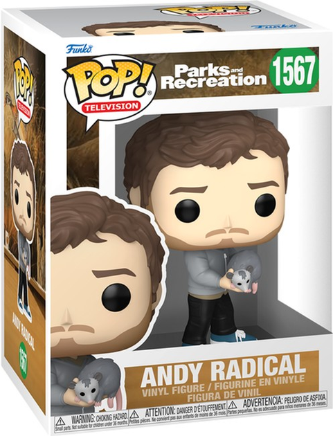 Figurka Funko Pop! TV Parks and Recreation Andy Radical 80171 (889698801713) - obraz 1