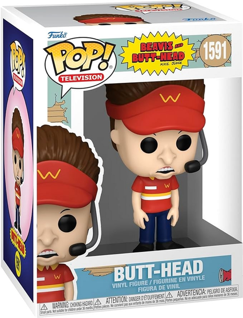 Фігурка Funko Pop TV Beavis and Butthead S2 Butthead (889698801683) - зображення 1