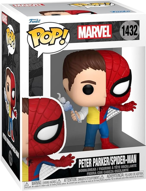 Фігурка Funko Pop Marvel Split Spider Parker 80892 (889698808927) - зображення 1