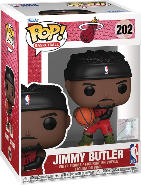 Фігурка Funko Pop! NBA Heat Джиммі Батлер 2024 City Edition Uniform 83845 (889698838450) - зображення 1