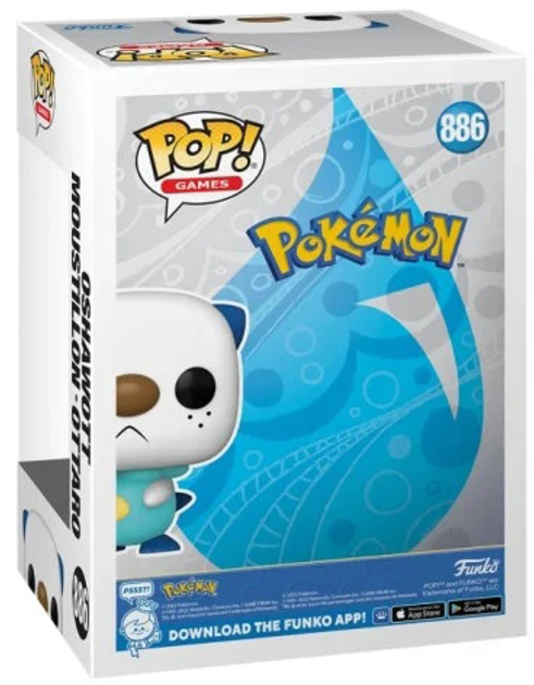 Figurka Funko Pop! Games Pokemon Oshawott 69078 (889698690782) - obraz 3