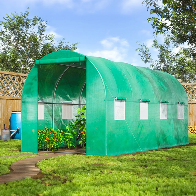 Теплица садовая Maltec Sunwaal 10 м², 400x250x200 см - изображение 4