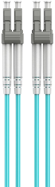 Patchcord światłowodowy Cablexpert UTP Cat6 10 m Teal (CFO-MDOM4-LC/LC-10M) - obraz 3
