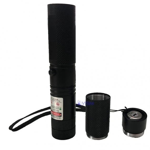 Зелена лазерна указка з ключами, лазер 303 1000mW Laser pointer, потужна лазерна указка - зображення 2