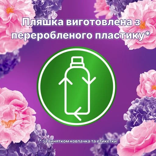 Кондиціонер для білизни Lenor Квітковий букет з нотками мускусу, 1.2 л (48 прань) - Фото 2 Кондиціонер для білизни Lenor Квітковий букет з нотками мускусу, 1.2 л (48 прань) - зображення 2