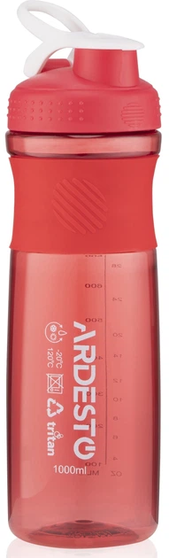 Бутылка для воды Ardesto Smart bottle (AR2204TR), 1000 мл - Фото 1 Бутылка для воды Ardesto Smart bottle (AR2204TR), 1000 мл - изображение 1