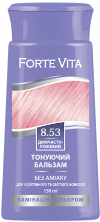 Бальзам тонирующий Supermash Forte Vita 8.53 Дымчато-розовый, 150 мл - Фото 1 Бальзам тонирующий Supermash Forte Vita 8.53 Дымчато-розовый, 150 мл - изображение 1