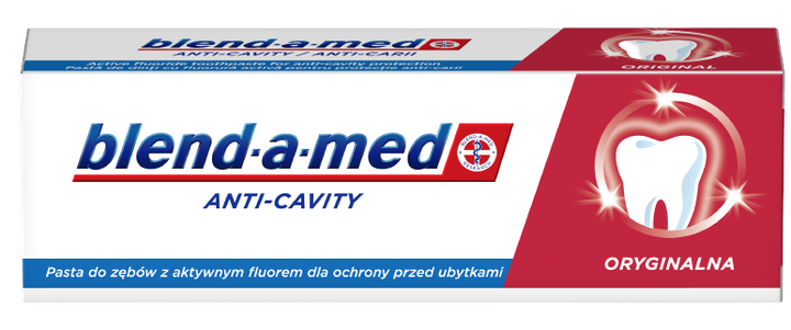 Зубная паста Blend-a-med Анти-кариес Original, 75 мл - Фото 2 Зубная паста Blend-a-med Анти-кариес Original, 75 мл - изображение 2